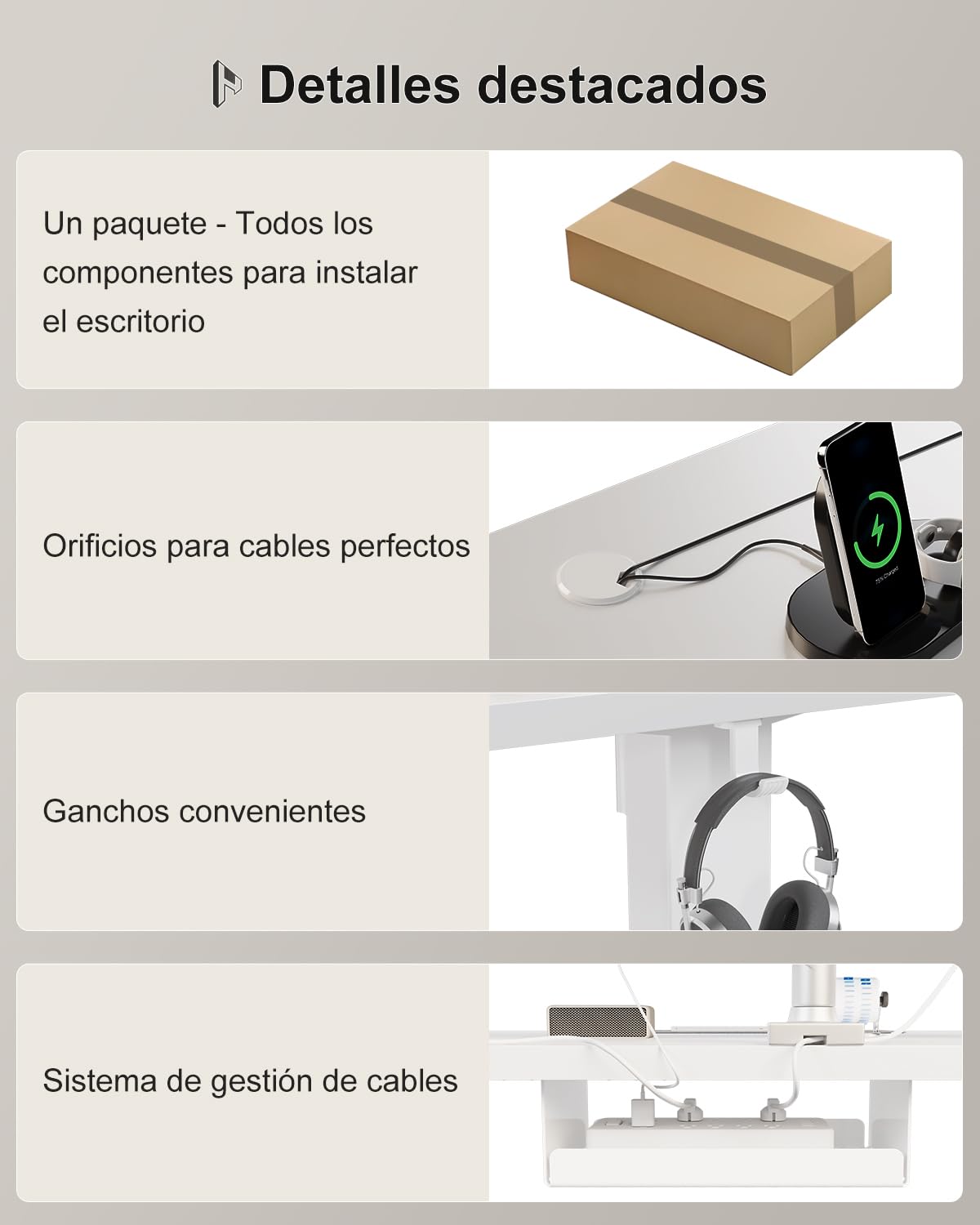 Homall Escritorio de Altura Regulable de 160 x 80 cm con Puerto de Carga USB-A, Escritorio eléctrico con Bandeja de gestión de Cables, Escritorio de pie con 3 Funciones de Memoria, Escritorio para